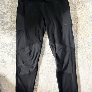 Prana Black Yoga pants. Zippered side pockets